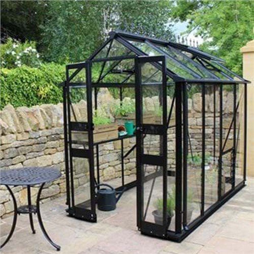Serre en verre de jardin