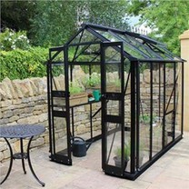 Serre en verre de jardin