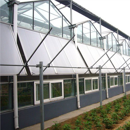 Greenhouse en zigzag multipan